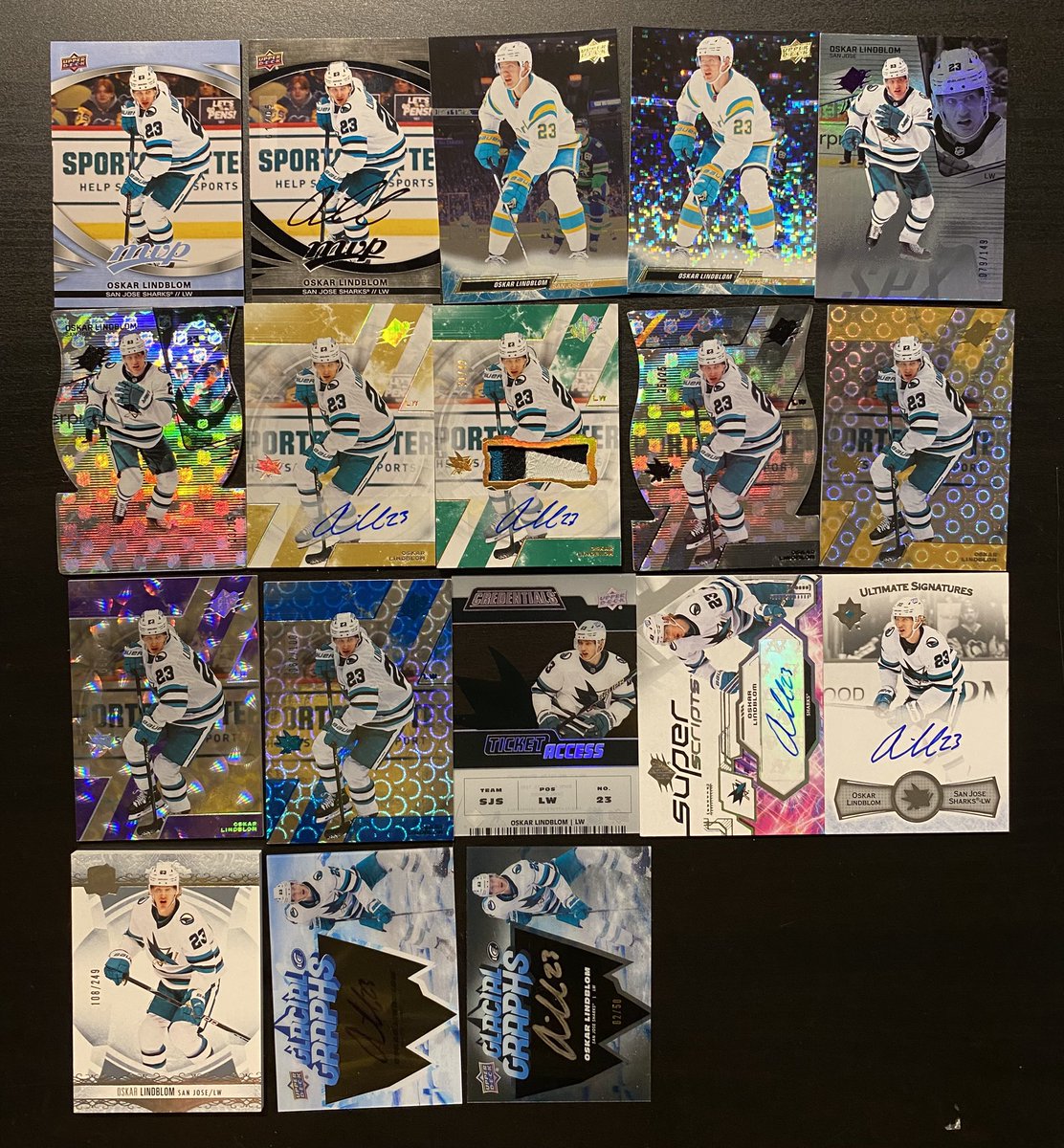 zuccarellohno's tweet image. hi i’m alex and this is my hockey card collection of my favorite guy to ever play the game of professional hockey :)
186 cards pictured here in total (left the majority of the base cards out)
happy national hockey card day to all of my fellow collectors out there!!
#NHCD