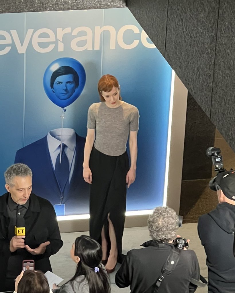 the cast at the severance event at bell works!