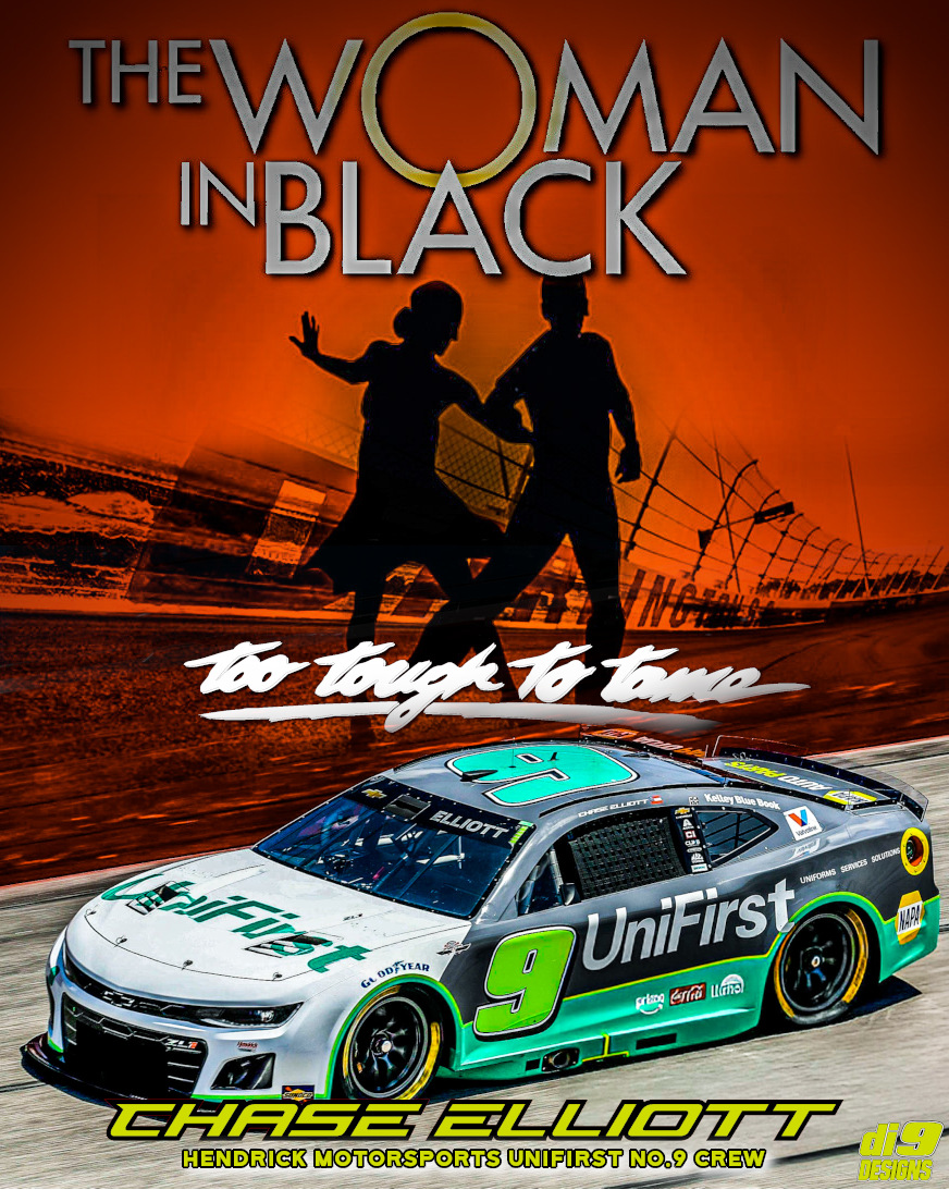 di9 Designs (@di9designs) on Twitter photo Tomorrow, we Dance with the Woman in Black!!
<a href="/chaseelliott/">Chase Elliott</a> & the <a href="/TeamHendrick/">Hendrick Motorsports</a> / <a href="/UniFirst_Corp/">UniFirst</a> No.9 Crew start P15. <a href="/TooToughToTame/">Darlington Raceway</a>.#Goodyear400
Catch the action at 3:00 PM EST on FS1 Tomorrow, we Dance with the Woman in Black!!
<a href="/chaseelliott/">Chase Elliott</a> & the <a href="/TeamHendrick/">Hendrick Motorsports</a> / <a href="/UniFirst_Corp/">UniFirst</a> No.9 Crew start P15. <a href="/TooToughToTame/">Darlington Raceway</a>.#Goodyear400
Catch the action at 3:00 PM EST on FS1