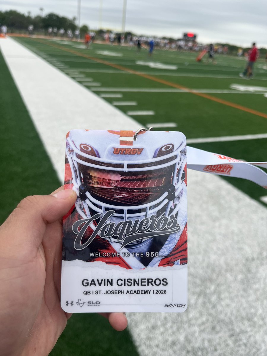 Gavin Cisneros (@gavincisne15) on Twitter photo Grateful for the opportunity to be part of <a href="/UTRGVFootball/">UTRGV Football</a>’s very first Junior Day today. A great experience with a program that’s making history!
<a href="/villarreal_tino/">Tino Villarreal Jr.</a>
<a href="/Coach_Barela/">Mike Barela</a>
<a href="/CoachTBush/">Travis Bush</a>
<a href="/CoachJeffBowen/">Jeff Bowen</a>
<a href="/UTRGV_FBRecruit/">UTRGV_FBRecruiting</a> Grateful for the opportunity to be part of <a href="/UTRGVFootball/">UTRGV Football</a>’s very first Junior Day today. A great experience with a program that’s making history!
<a href="/villarreal_tino/">Tino Villarreal Jr.</a>
<a href="/Coach_Barela/">Mike Barela</a>
<a href="/CoachTBush/">Travis Bush</a>
<a href="/CoachJeffBowen/">Jeff Bowen</a>
<a href="/UTRGV_FBRecruit/">UTRGV_FBRecruiting</a>