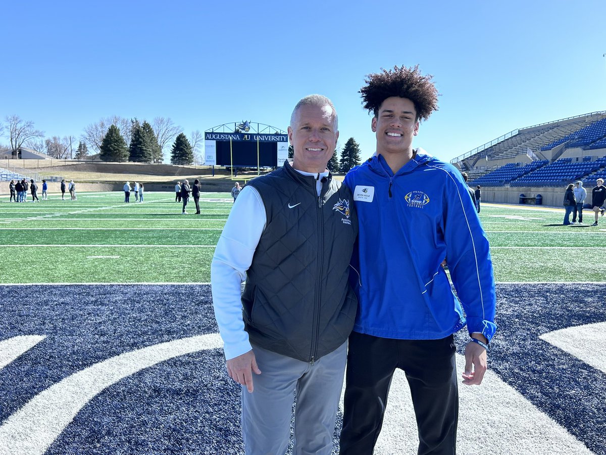 Devin Viola (@devin_viola17) on Twitter photo After a great junior day <a href="/AugieFB/">Augustana Football</a> and talk with coaches, I am blessed to say I have received my first D2 offer! Thank you <a href="/CoachOJ_/">Jerry Olszewski</a> for the opportunity. <a href="/CoachSipple/">Mark Sipple</a> After a great junior day <a href="/AugieFB/">Augustana Football</a> and talk with coaches, I am blessed to say I have received my first D2 offer! Thank you <a href="/CoachOJ_/">Jerry Olszewski</a> for the opportunity. <a href="/CoachSipple/">Mark Sipple</a>