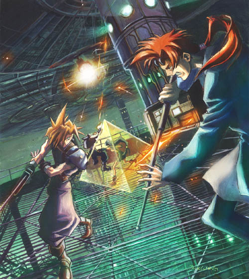 terbogad's tweet photo. Battle for the Sector 7 Pillar. -by JackWong (jackCG). I like how this catches the gloomy atmosphere below the "Pizza". #FinalFantasyVII #FinalFantasyRemake #CloudStrife #TifaLockheart https://t.co/OIuo8tTIGt