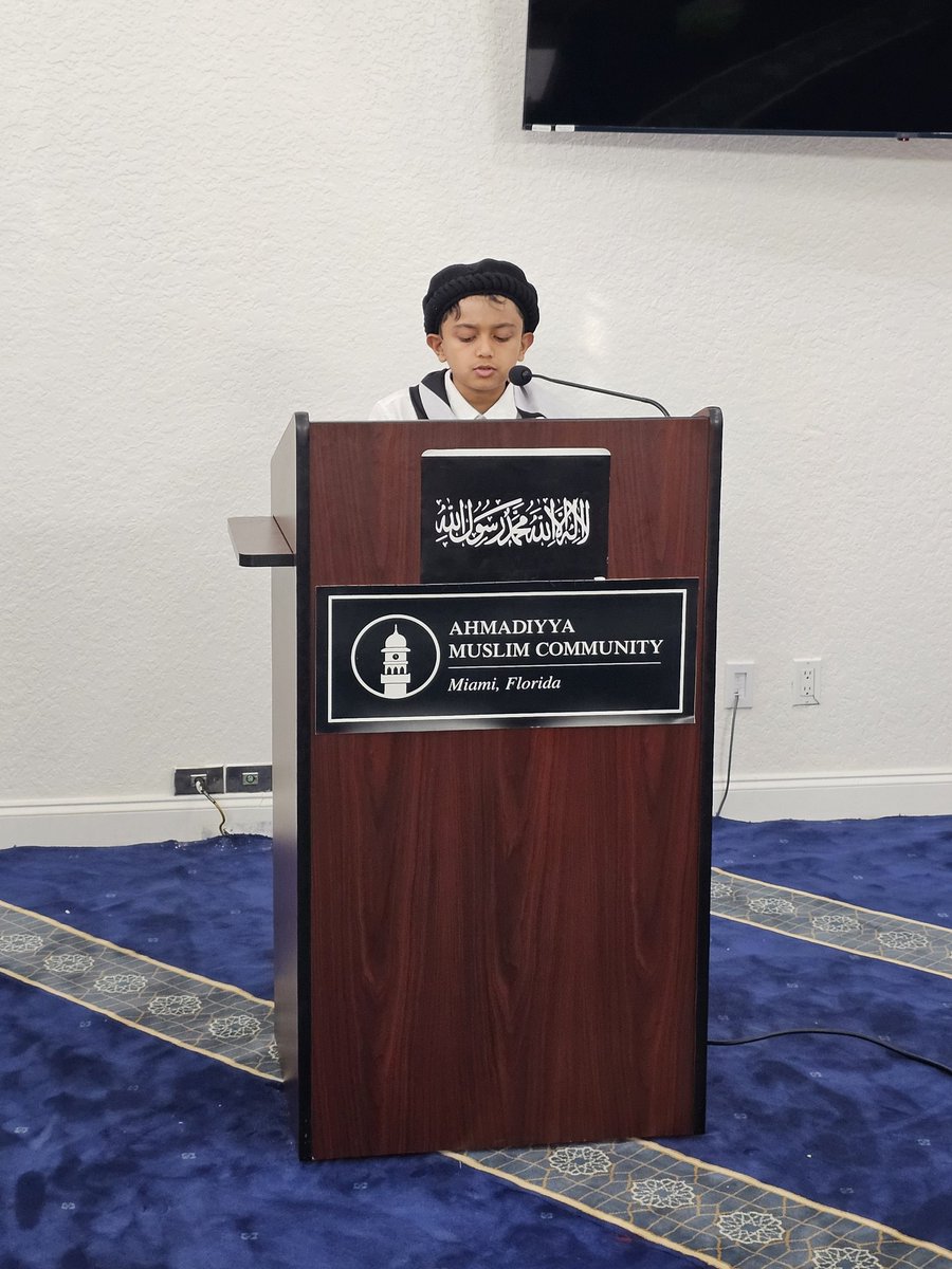 MiamiIslam's tweet image. Held our local Khuddam and Atfal Ijtema today.  By the Grace of Allah, we had a good turnout from the youth of our community.  They participated in both educational and sports competitions to build brotherhood.  @TrueIslamUSA