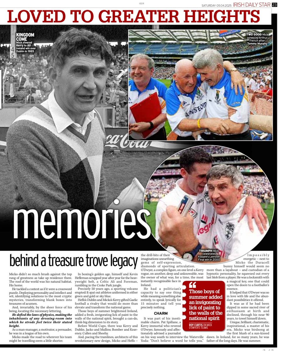 Micko.
He made lives better.