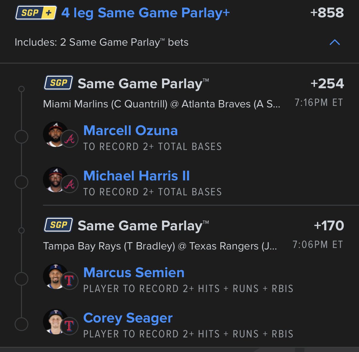 SGP_Vick's tweet image. 🚨🚨 MEGA LOTTO COLLAB 🚨🚨

⚠️ @BrookieJ07 ⚠️
⚠️ @SGP_Vick   ⚠️

MLB 8 LEG BOMB

‼️ WE INCLUDED THE WATERED DOWN VERSION TOO ‼️