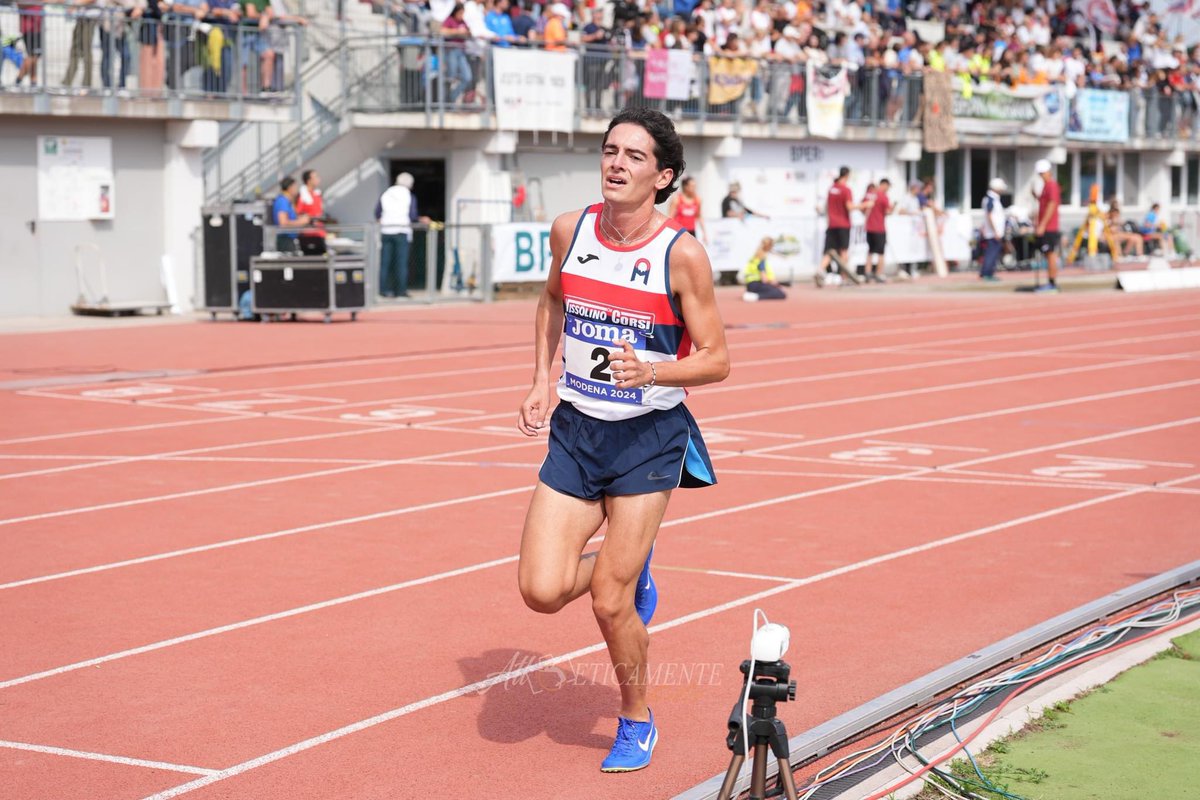 Primato sociale per Tommaso Toppi che rompe la barriera dei 30 minuti nei 10000; 29.53.67 per l’allievo di Claudio Qualgliarotti a Tolentino #studentesca50