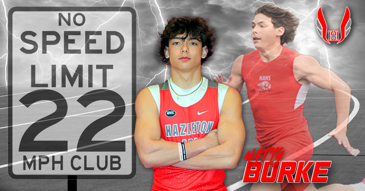 🚨22MPH CLUB🚨

Congratulations to the newest member of the 22MPH Club, Matty Burke (SO)! 
hazletonareatf.com/fast-cats