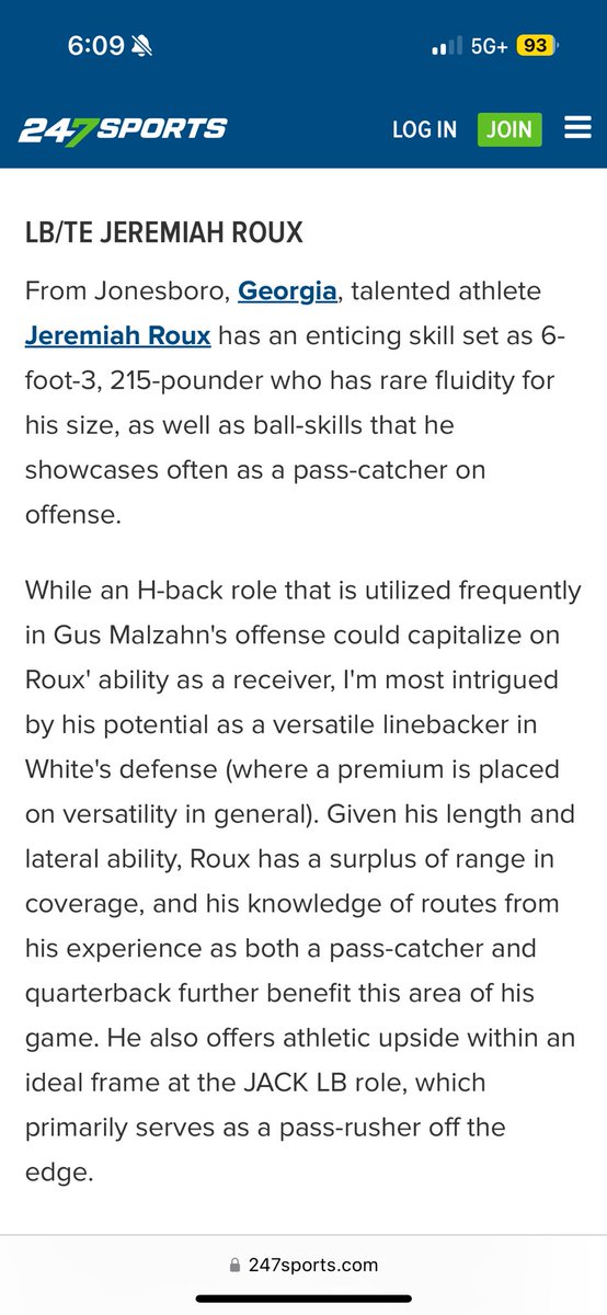 Jeremiah “J5” Roux (@thejeremiahroux) on Twitter photo Thanks to <a href="/247Sports/">247Sports</a> for the mention in the article “ 10 prime offer candidates for Florida State”!! <a href="/RecruitGeorgia/">Recruit Georgia</a> <a href="/BenMoore247/">Ben Moore</a> <a href="/MMHSFB/">MUNDY’S MILL FOOTBALL RECRUITING</a> <a href="/FCRecruits/">First Choice Recruiting</a> <a href="/RivalsFriedman/">Adam Friedman</a> <a href="/JeremyO_Johnson/">Jeremy Johnson</a> <a href="/ChadSimmons_/">ChadSimmons</a> <a href="/FSU_Recruiting/">Seminoles Recruiting</a> <a href="/247recruiting/">247Sports Recruiting</a> Thanks to <a href="/247Sports/">247Sports</a> for the mention in the article “ 10 prime offer candidates for Florida State”!! <a href="/RecruitGeorgia/">Recruit Georgia</a> <a href="/BenMoore247/">Ben Moore</a> <a href="/MMHSFB/">MUNDY’S MILL FOOTBALL RECRUITING</a> <a href="/FCRecruits/">First Choice Recruiting</a> <a href="/RivalsFriedman/">Adam Friedman</a> <a href="/JeremyO_Johnson/">Jeremy Johnson</a> <a href="/ChadSimmons_/">ChadSimmons</a> <a href="/FSU_Recruiting/">Seminoles Recruiting</a> <a href="/247recruiting/">247Sports Recruiting</a>