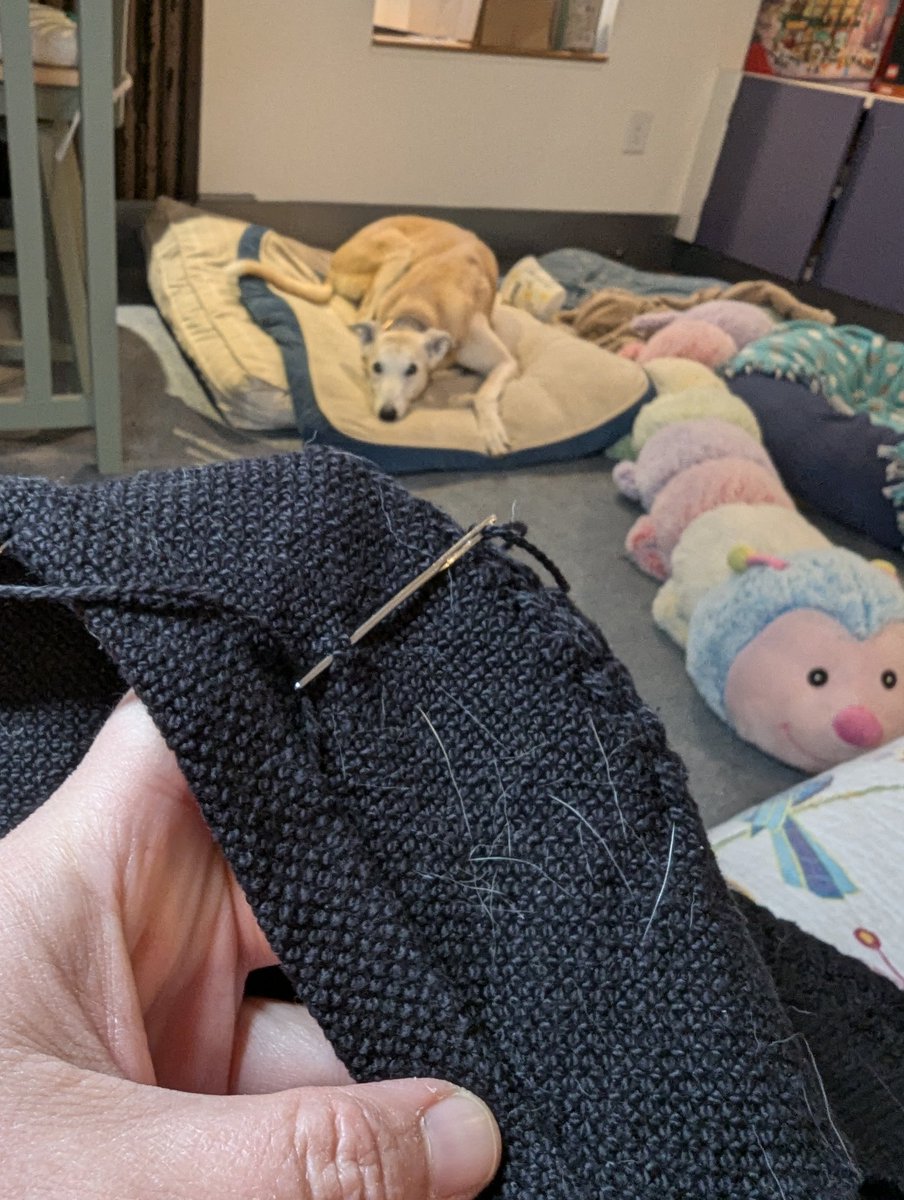 Have added my personal touches to Momma's latest project.