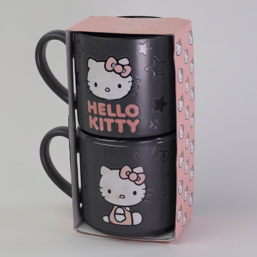I just received HELLO KITTY BLACK STAR MUG SET by Blue Sky from otote via Throne. Thank you! https://t