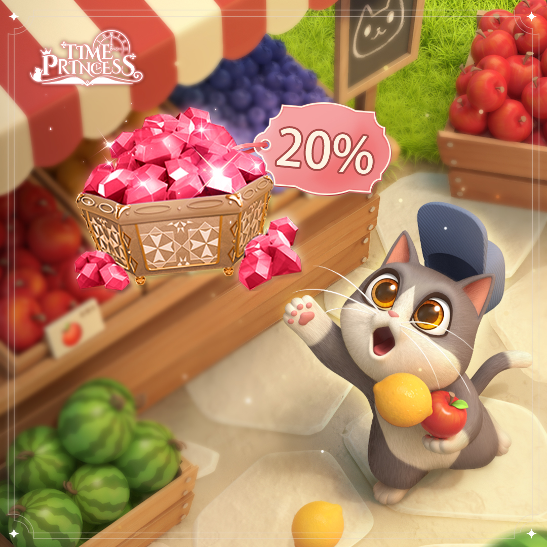 A new round of the Crystal Payment Center special offer event is coming soon! Enjoy a 20% rebate on all items with your purchase! 💎

📅 Event Period: 00:00, 4/9/2025 - 23:59, 4/13/2025  (GMT-5)

Visit Crystal Payment Center 👉 tp.igg.com/store

#timeprincess #dressup