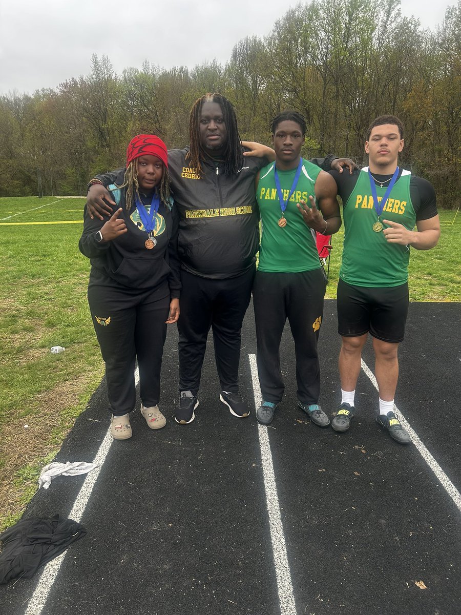 Big shout out to my seniors for getting medals today at the largo lions meet