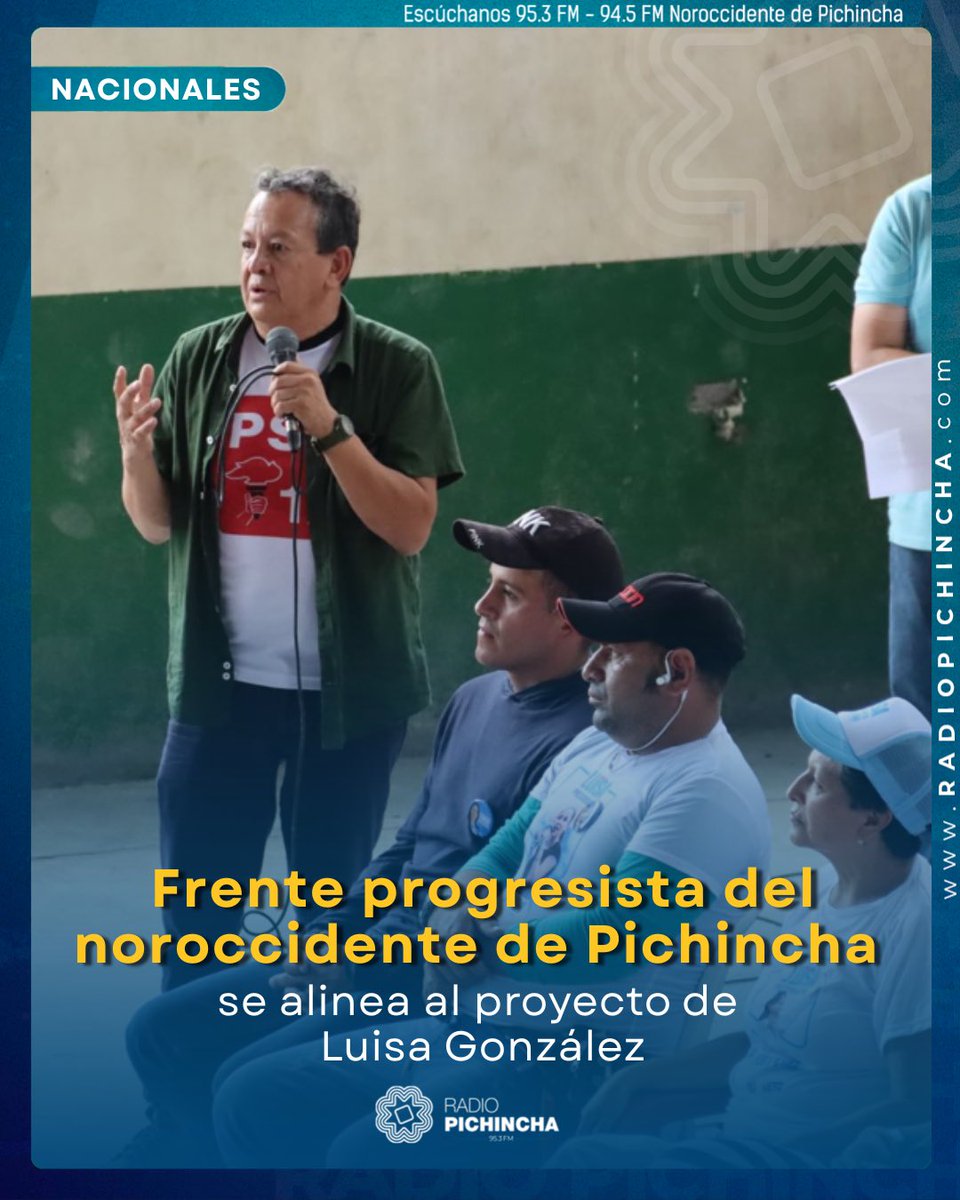 📰 #NACIONALES | Líderes políticos y sociales del noroccidente de Pichincha respaldan el plan presidencial de Luisa González.
Los detalles ⬇️
radiopichincha.com/frente-progres…