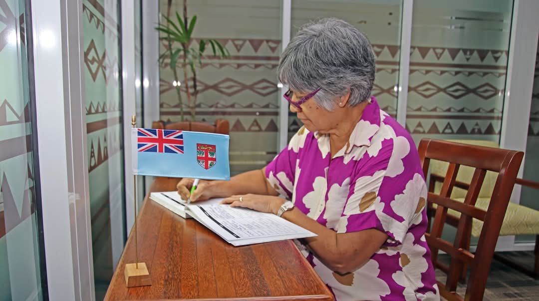 Fiji Ministry of Foreign Affairs (@fiji_mofa) on Twitter photo Permanent Secretary Dr Raijeli Taga received a courtesy visit by the Head of the <a href="/UNESCAP/">United Nations ESCAP</a> Sub Regional Office for the Pacific, Ms. Andie Fong Toy.
<a href="/UNESCAP_Pacific/">UNESCAP Pacific</a> reaffirmed it's steadfast committment to promote the sustainable development and social inclusion. #SDGs #ESCAP Permanent Secretary Dr Raijeli Taga received a courtesy visit by the Head of the <a href="/UNESCAP/">United Nations ESCAP</a> Sub Regional Office for the Pacific, Ms. Andie Fong Toy.
<a href="/UNESCAP_Pacific/">UNESCAP Pacific</a> reaffirmed it's steadfast committment to promote the sustainable development and social inclusion. #SDGs #ESCAP