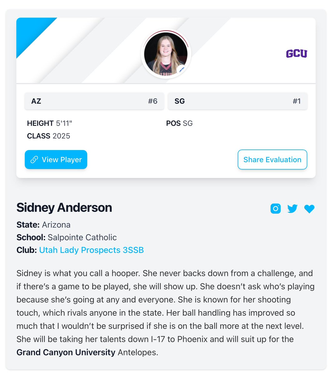 Let’s go Sid!  Many more to come, girl.  #LopesUp