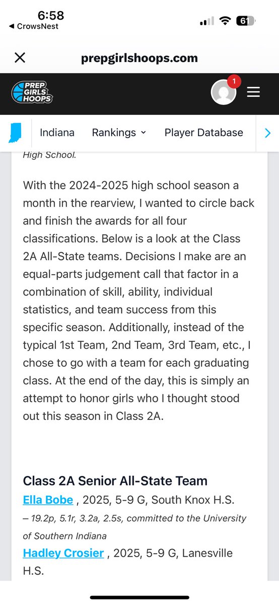Thank you <a href="/PGHIndiana/">Prep Girls Hoops Indiana</a> 🦅🏀<a href="/buscosports/">Busco Eagles</a> <a href="/EarlhamWBB/">Earlham WBB</a>
