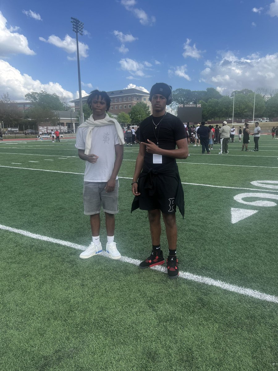 CaiMims1's tweet image. Had A Good Time At Morehouse Spring Game, Love Atmosphere, Also The Exposure @Coach_AJohnson3 @CStone7198 @CoachFrank_21 @KSUFBRecruiting @RecruitGeorgia @SAtl_athletics