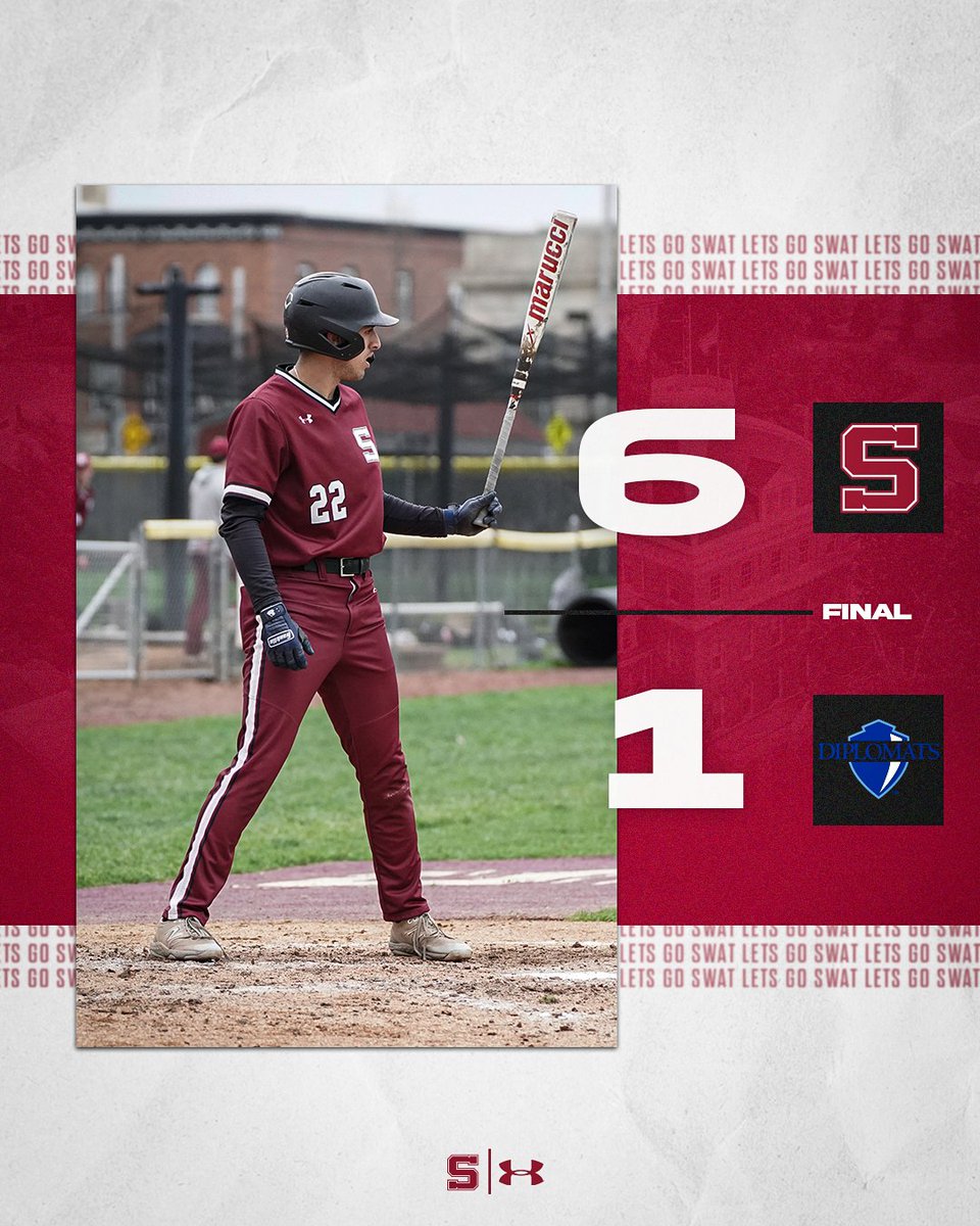 Big-time sweep 🧹

Baseball sweeps Franklin &amp; Marshall to move to 5-1 in the Centennial Conference!