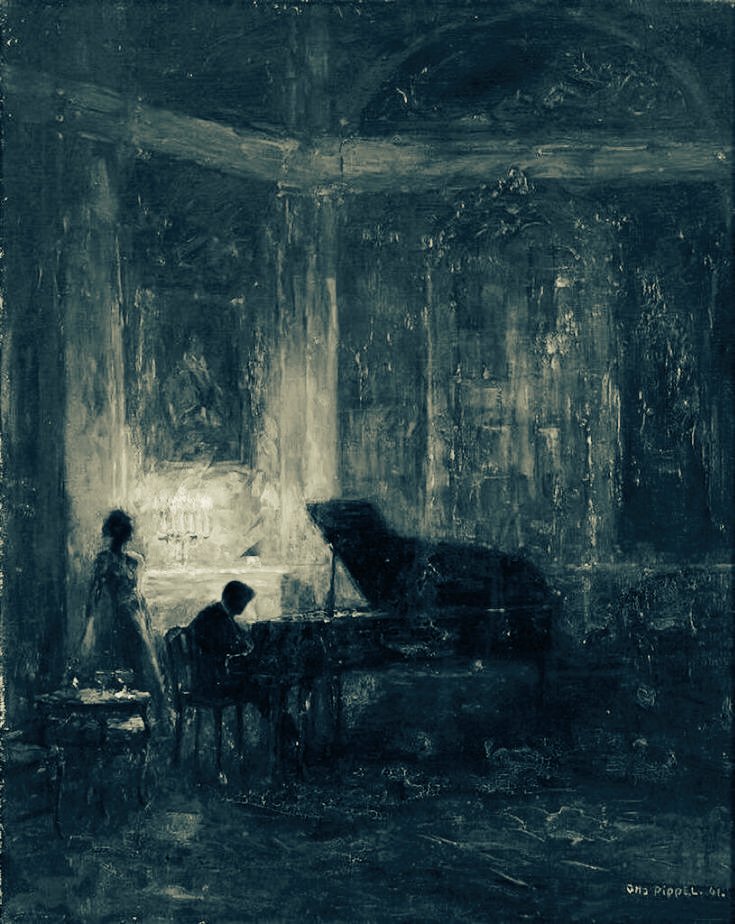 RememberMe_2018's tweet image. I play a melody to fulfill her desire
chained by fate perhaps am I
no life in the ivory,no life in my soul
If only my music could die
Fingers like soldiers drawn up in a row
marching upon black then white
no battle is won for the war of one
she's killed the general this night
🎩