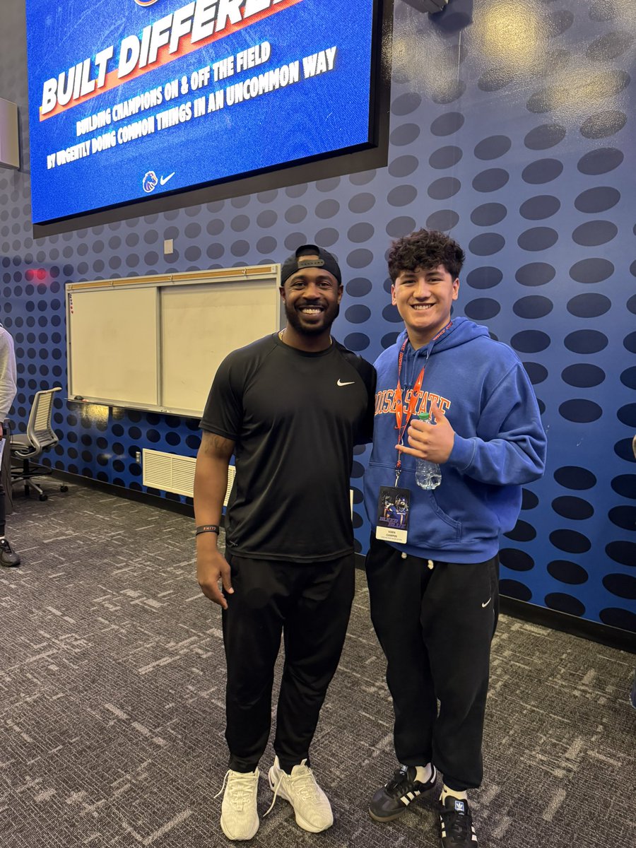 Koen Campos (@campos_koen) on Twitter photo Thank you <a href="/CoachJMont/">James Montgomery</a> for a great time at Boise today! So blessed to have that opportunity, can’t wait to stay in touch
<a href="/CoachCollins46/">Stacy Collins</a> <a href="/Coach_SD/">Spencer Danielson</a> <a href="/renczks/">Sháona Renczkowski</a> <a href="/jack_schne1der/">Jack Schneider</a> <a href="/kyleyoung_BSU/">Kyle Young</a> <a href="/BroncoSportsFB/">Boise State Football</a> Thank you <a href="/CoachJMont/">James Montgomery</a> for a great time at Boise today! So blessed to have that opportunity, can’t wait to stay in touch
<a href="/CoachCollins46/">Stacy Collins</a> <a href="/Coach_SD/">Spencer Danielson</a> <a href="/renczks/">Sháona Renczkowski</a> <a href="/jack_schne1der/">Jack Schneider</a> <a href="/kyleyoung_BSU/">Kyle Young</a> <a href="/BroncoSportsFB/">Boise State Football</a>