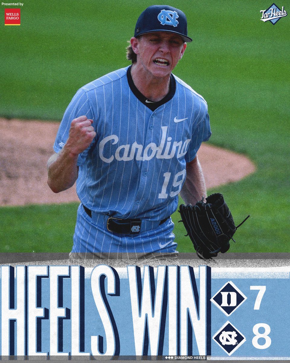 Carolina Baseball (@diamondheels) on Twitter photo ๐๐๐๐ ๐๐๐๐!! ๐๐๐ ๐๐๐ ๐๐๐๐๐๐๐๐!!
#GoHeels x <a href="/WellsFargo/">Wells Fargo</a> ๐๐๐๐ ๐๐๐๐!! ๐๐๐ ๐๐๐ ๐๐๐๐๐๐๐๐!!
#GoHeels x <a href="/WellsFargo/">Wells Fargo</a>