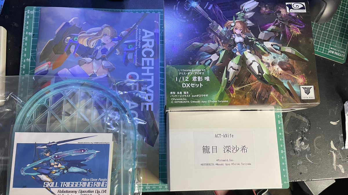 猫月堂 1/12 君影唯 DXセット ガレージキット アリス・ギア・アイギス