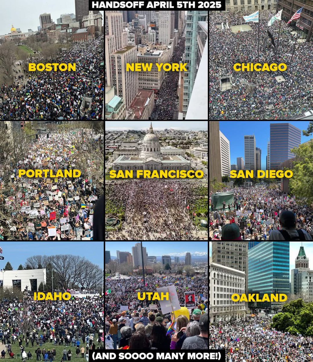 THIS IS WHAT DEMOCRACY LOOKS LIKE
#HandsOff #HandsOff2025