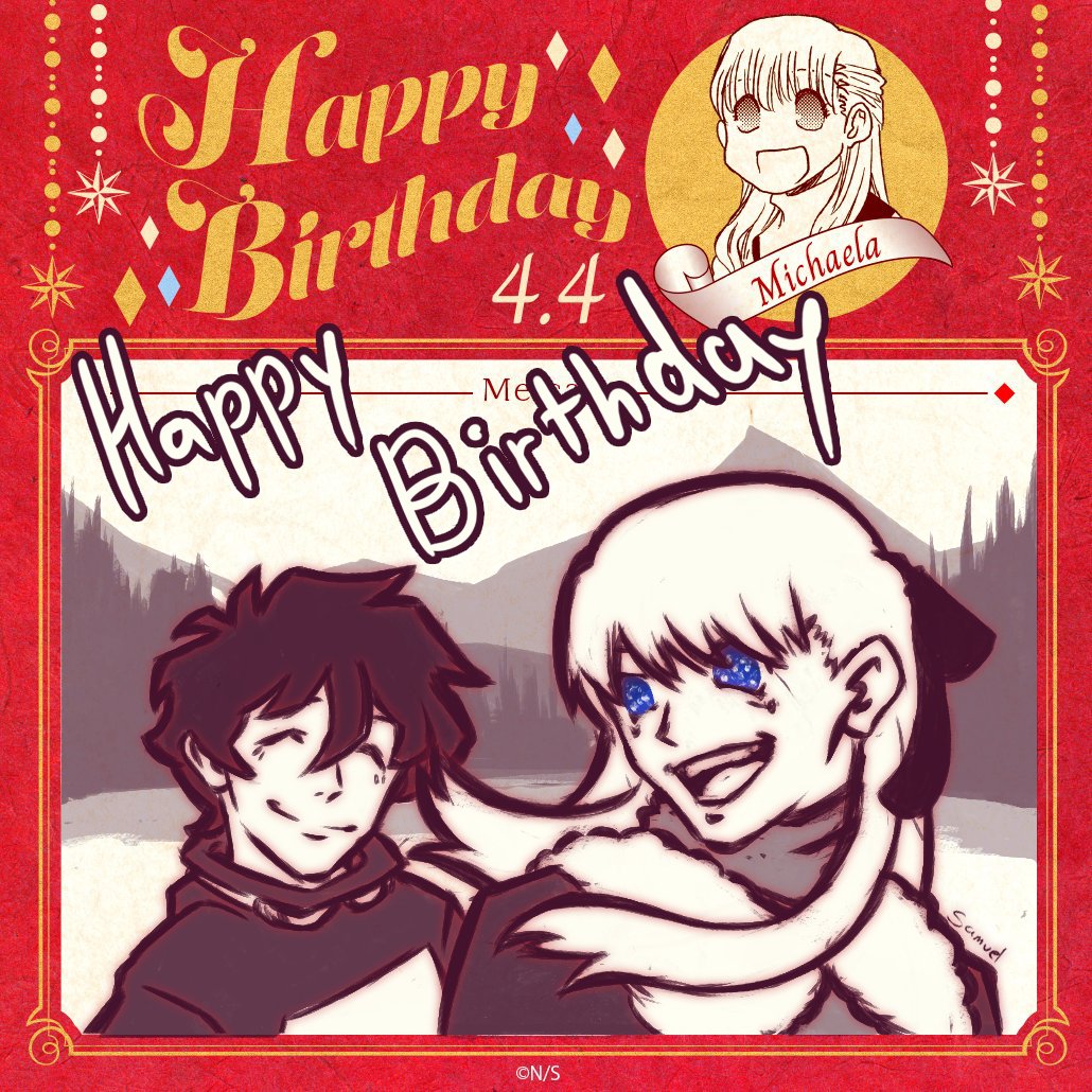 SamTheConfused's tweet photo. Little late but HBD to Michella!!!🎊🎉
#ミシェーラ生誕祭2025 #血界戦線 #kekkaisensen https://t.co/7hn5ipjAbr