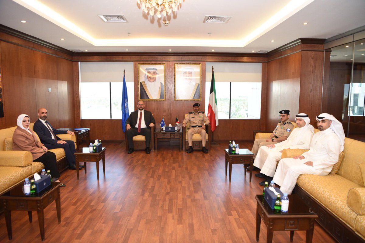 OthmanBelbeisi's tweet image. Delighted to meet Lt. Gen. Sheikh Salem Al-Nawaf Al-Ahmad Al-Sabah, @Moi_kuw Undersecretary.
We are proud of our long partnership in building capacities to combat human trafficking in Kuwait. We look forward to expanding the scope of our collaboration.