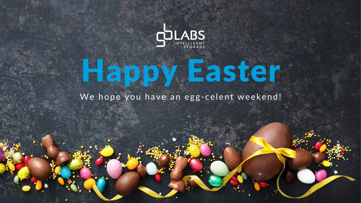 GB_Labs's tweet image. Happy Easter from all of us at GB Labs! 🐰

We hope you have a wonderful holiday!

#intelligentstorage #mediaandentertainment