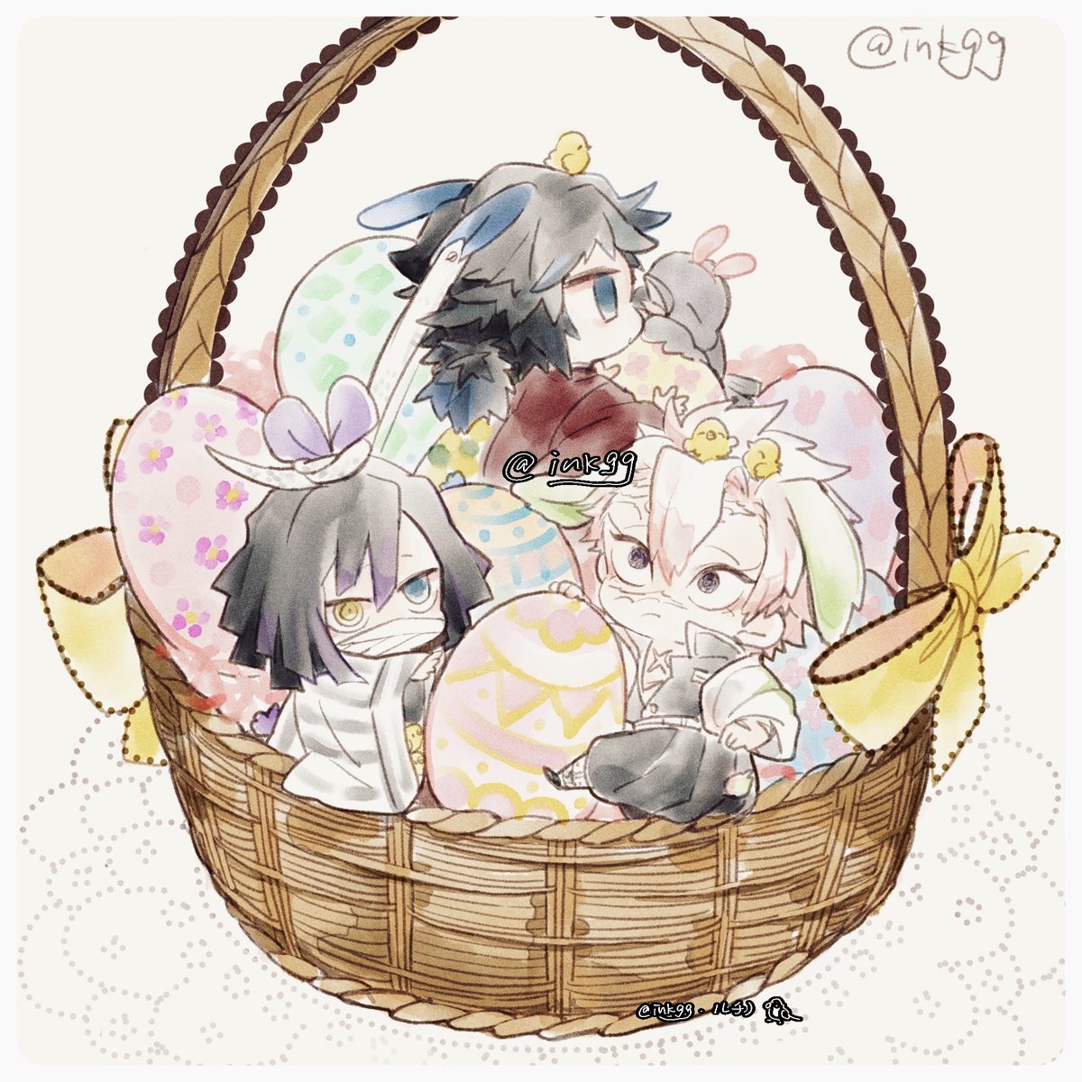 冨岡義勇 「(再) 」|ルチノのイラスト