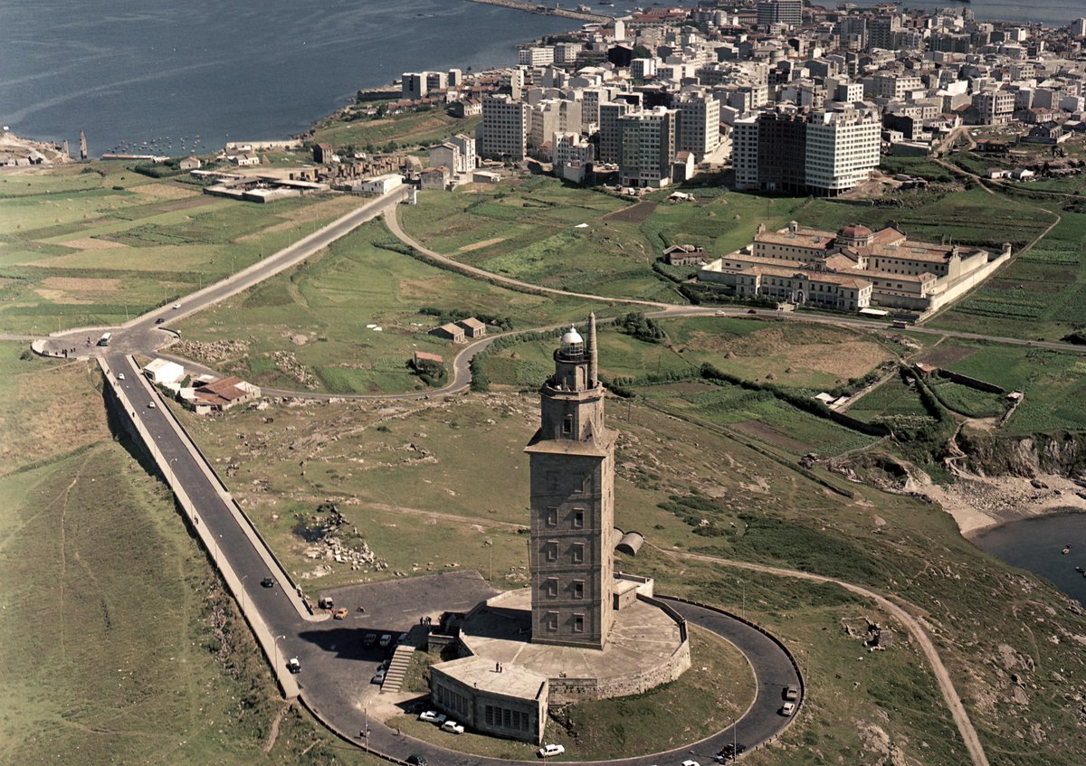 A Torre de Hércules, o 25 de xullo de 1971.