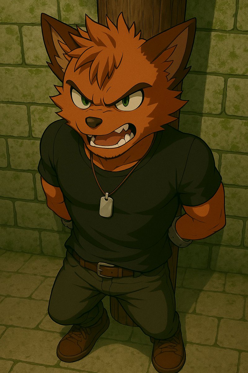 #furryart #natsu #tiedup #AIart