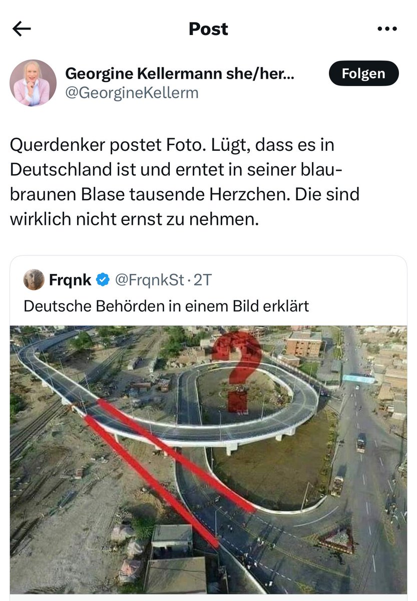 Deutsche ( in dem Fall grüne) Politik in einem Tweet erklärt: