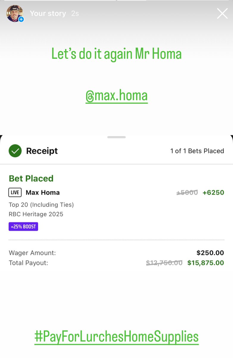 BarstoolLurch's tweet photo. Go Mr Homa Go @Maxhoma
#BetTheFOMOwithHoma https://t.co/V1lEdwM2x1