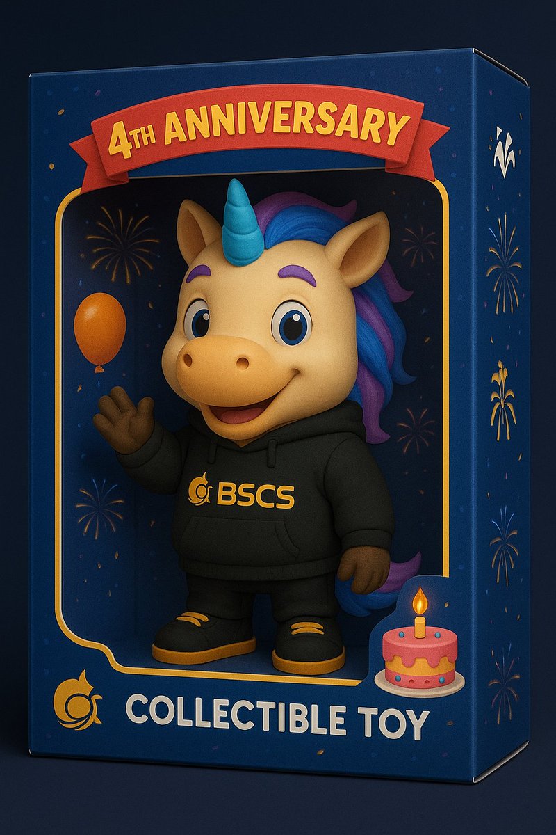 Alayaaqq's tweet photo. @BSCS_Global Congratulations on your 4th anniversary  #BSCS4YearCelebrate.
0xcef1e0fb0228ab2a409080186ce66bf172c2555f https://t.co/VZsIVSaAiF