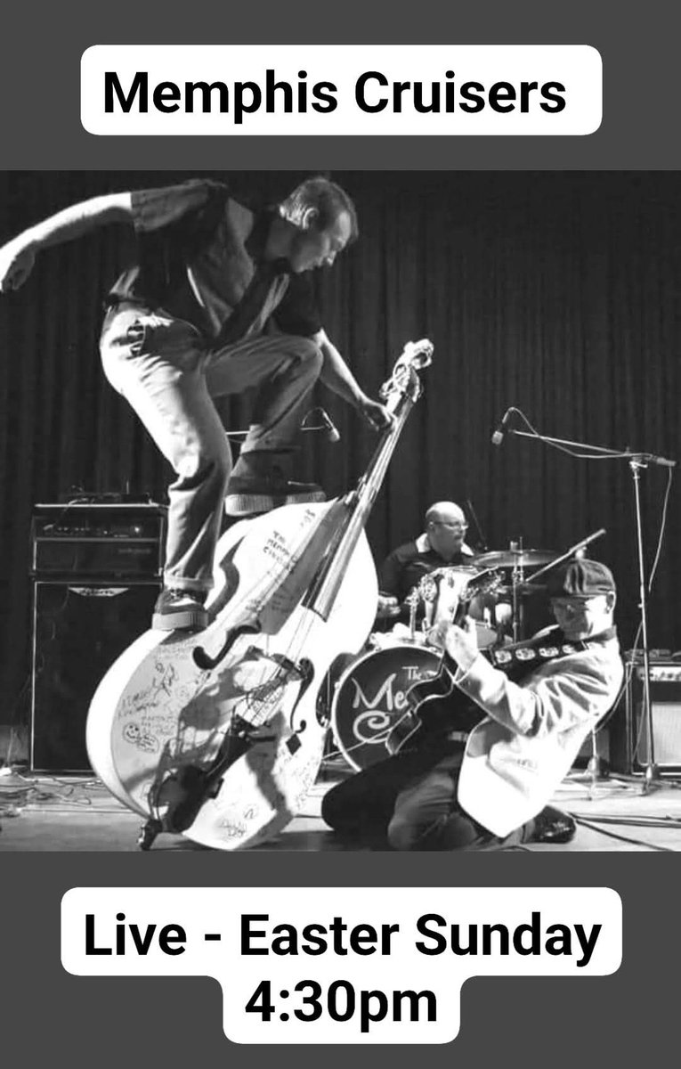 The Fantastic MEMPHIS CRUISERS are live this afternoon from 4:30pm
