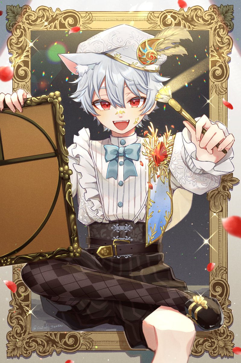 勝利を描く画家猫』 #第五人格COAVIII応援イラスト #かず猫の雑談 #ZETAWIN