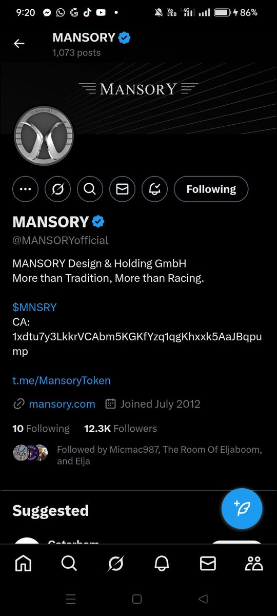 Web3IvanaAlawi's tweet photo. @Eljaboom @MANSORYofficial @Troeshow Tg : cryptoXiamara 

9Y3o4Mop8PYPKSYVoTmpeYEf8nYKZZyQU7zPp6C5Edoa https://t.co/HcUptqGL1F