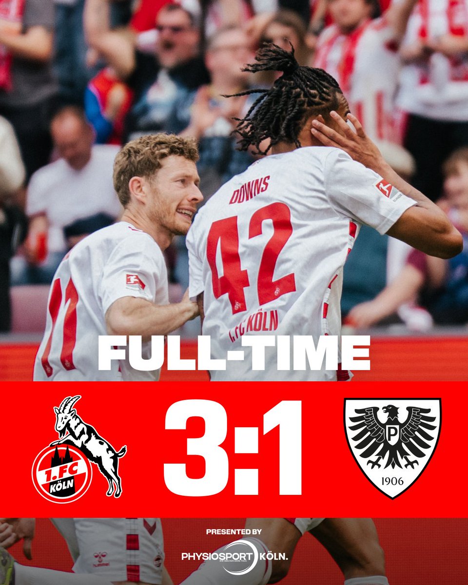 fckoeln_en's tweet image. FULL-TIME! BIG WIN! BIG THREE POINTS!
___
3:1 #KOEPRM #effzeh