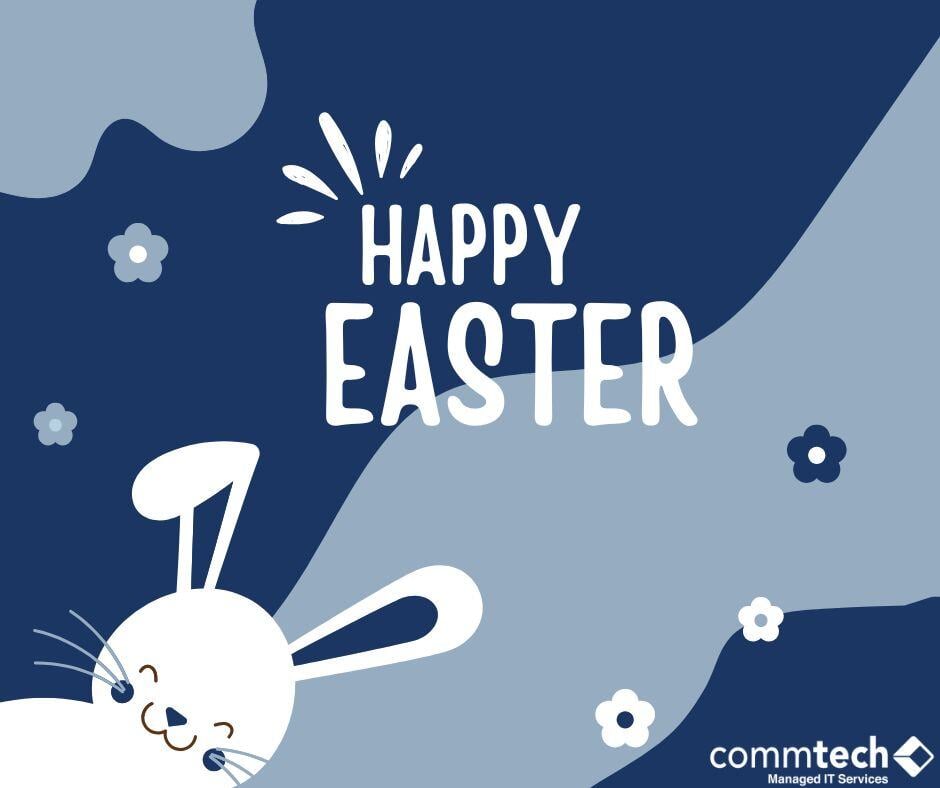 CommTechIT's tweet image. Happy Easter, from all of us at CommTech! 🐰