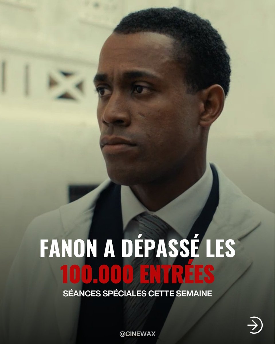 Merci à tous d'être allé voir FANON🔥 Continuez de soutenir le film cette semaine. Objectif 200.000 entrées ! 
On vous a réservé des séances exclusives au Club de l'Étoile avec des intervenants de qualité : Lilian Thuram, <a href="/LeMwakast/">Le Mwakast</a> , Alendandre Bouyer, Sfaya M'barki et plus...