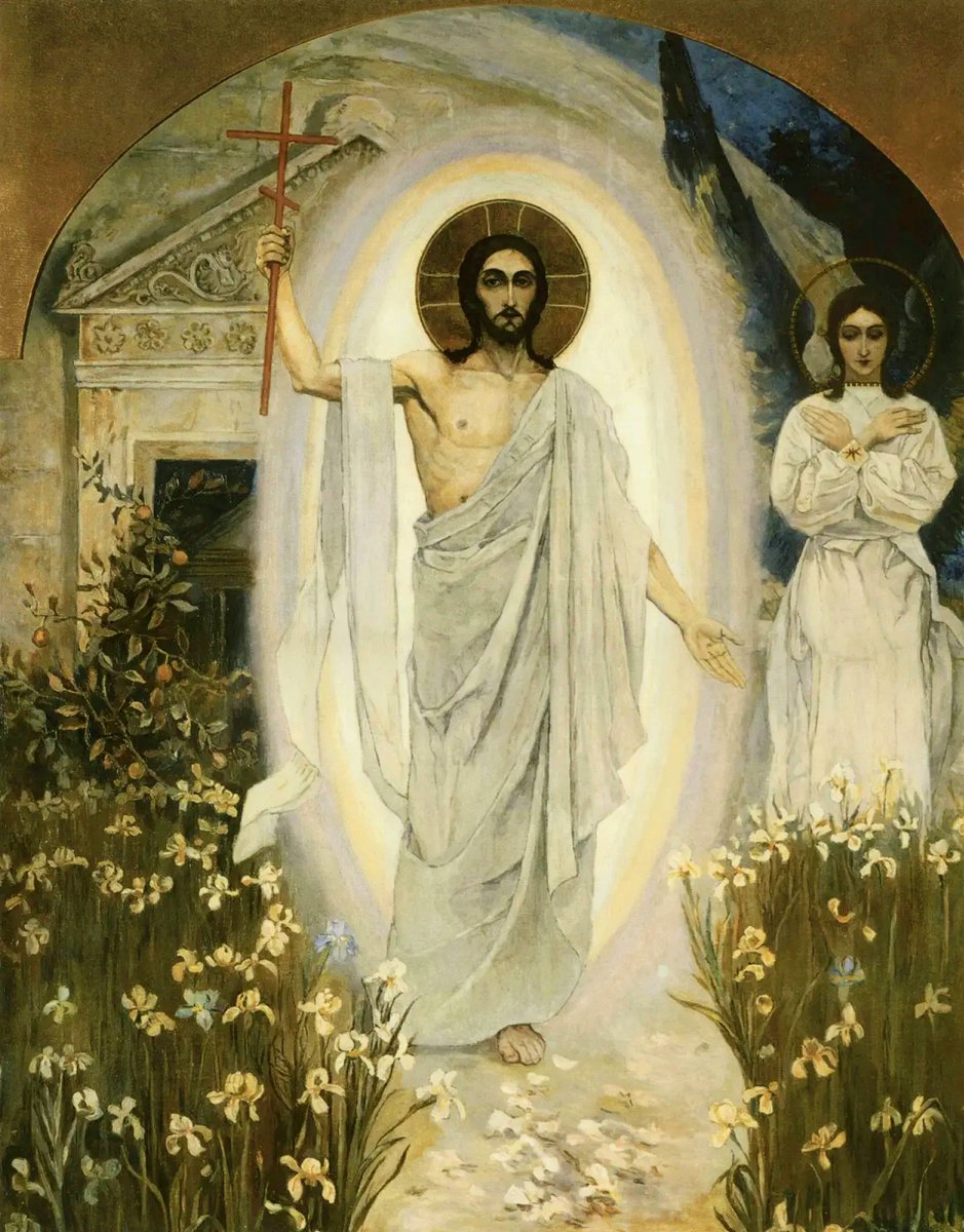 solas_na_greine's tweet image. Mikhail Nesterov
The Resurrection, c.1892