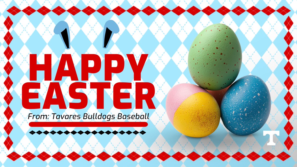 🐣HAPPY EASTER🐣

From our Tavares Bulldogs Baseball family to yours, we want to wish everyone a Happy Easter! 🔴⚪️ 

#TavaresBaseball
