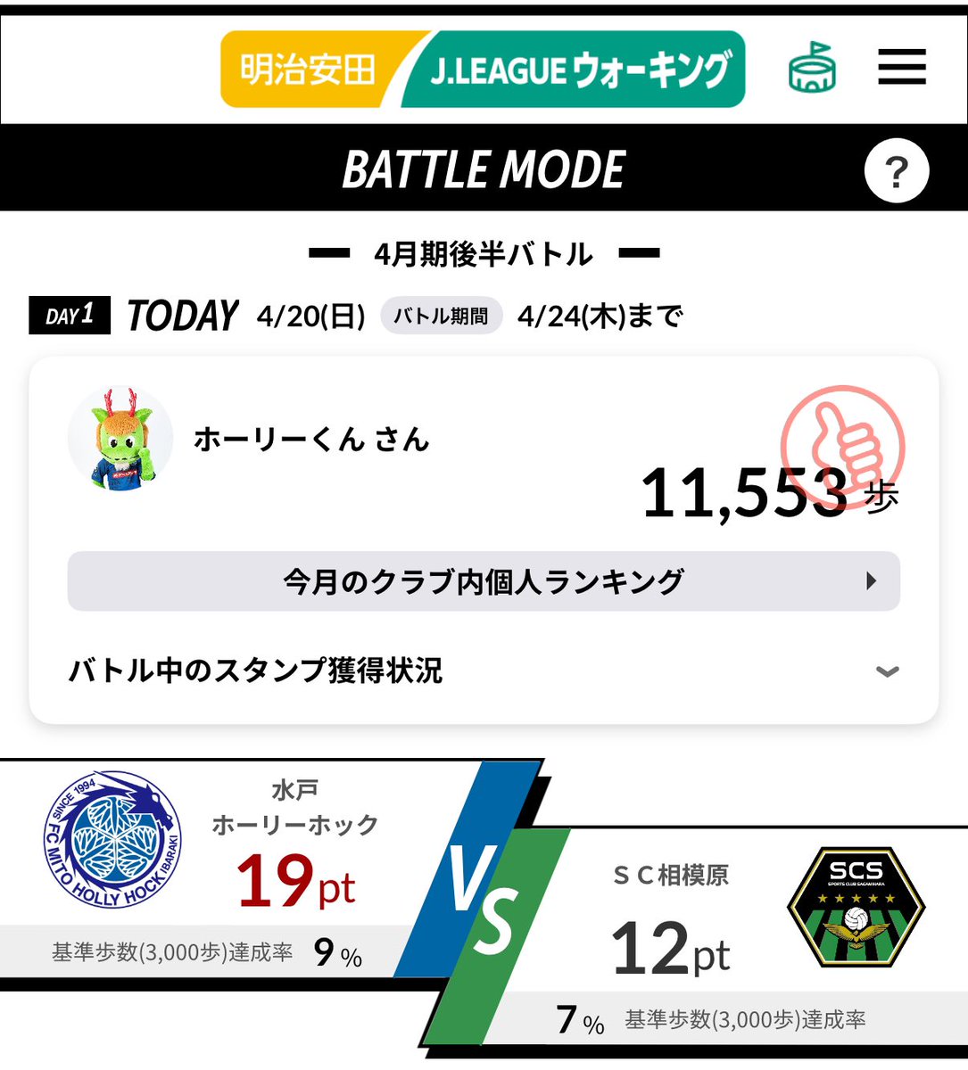 「こっちも勝つぞー🔥」

#ホーリーくん
#水戸ホーリーホック