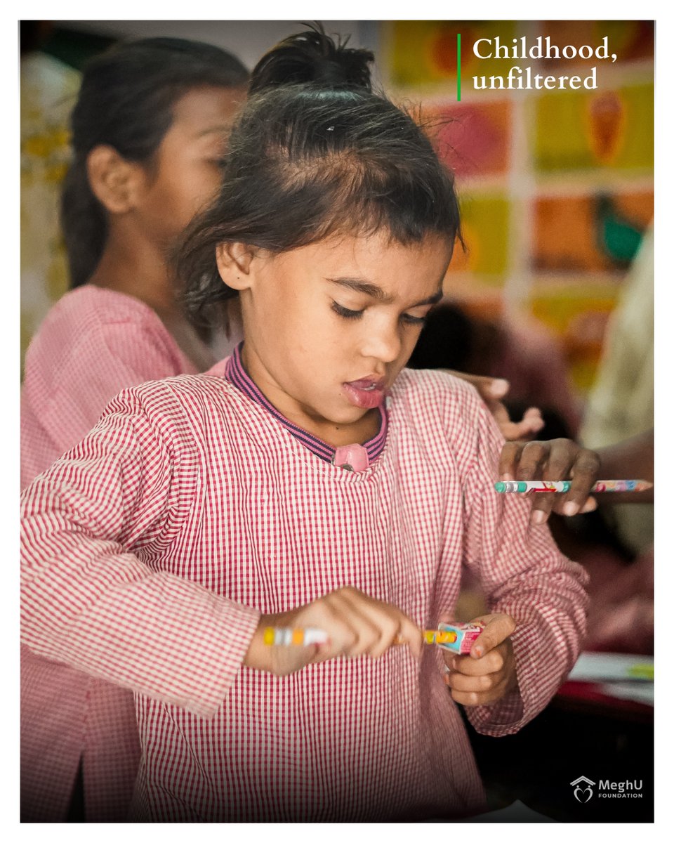 MeghUFoundation's tweet photo. Joy, curiosity, confidence — captured in a frame.
Your ₹25 can light up childhoods like these.
Help us continue this mission. Sponsor a meal today → https://t.co/HBBA8sNpUx
#MeghUFoundation #JoyInLearning https://t.co/LV4b4QkBE1
