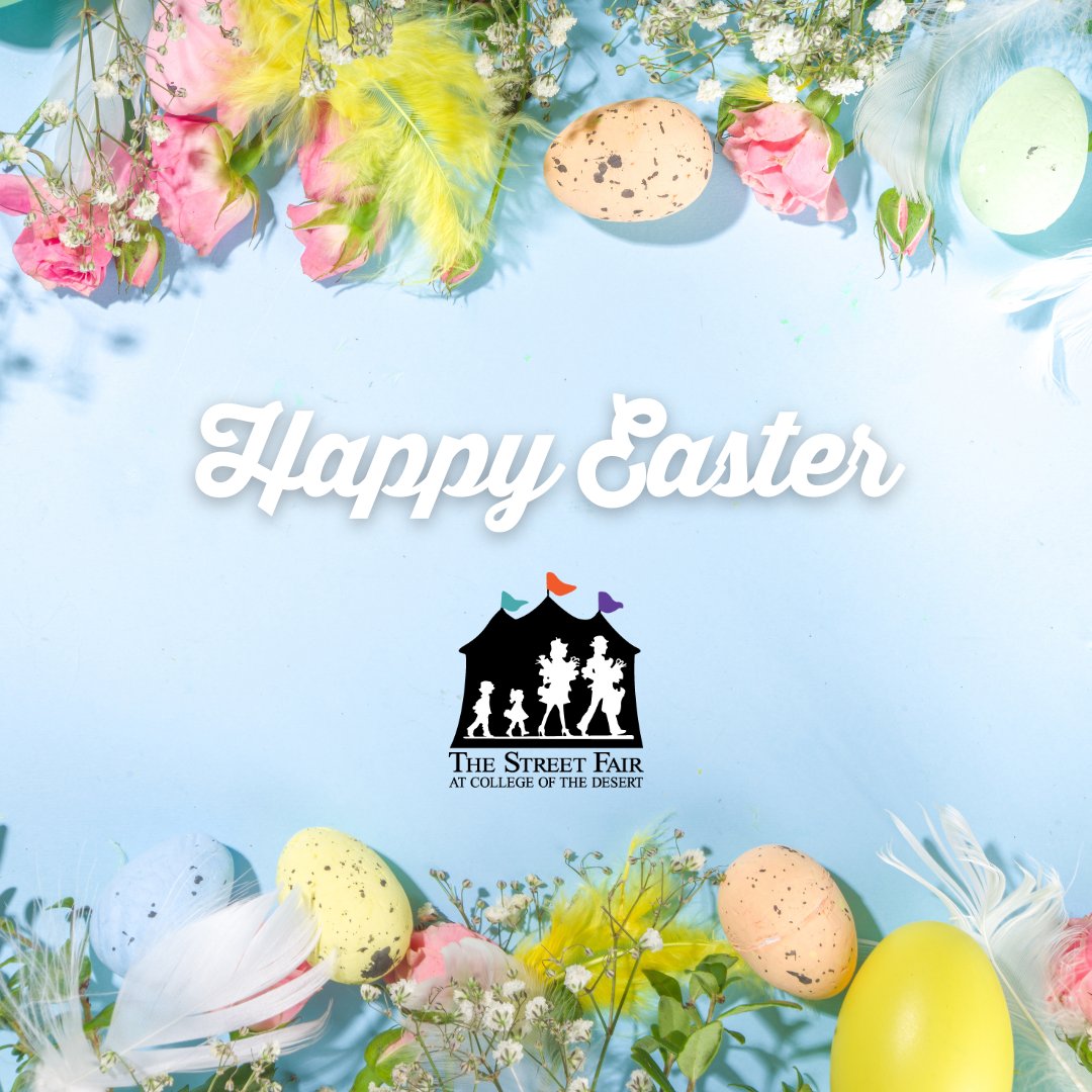 StreetFairatCOD's tweet photo. Happy Easter! 🐰The Street Fair is open during regular hours today – welcome! https://t.co/G1YVlnKMSZ