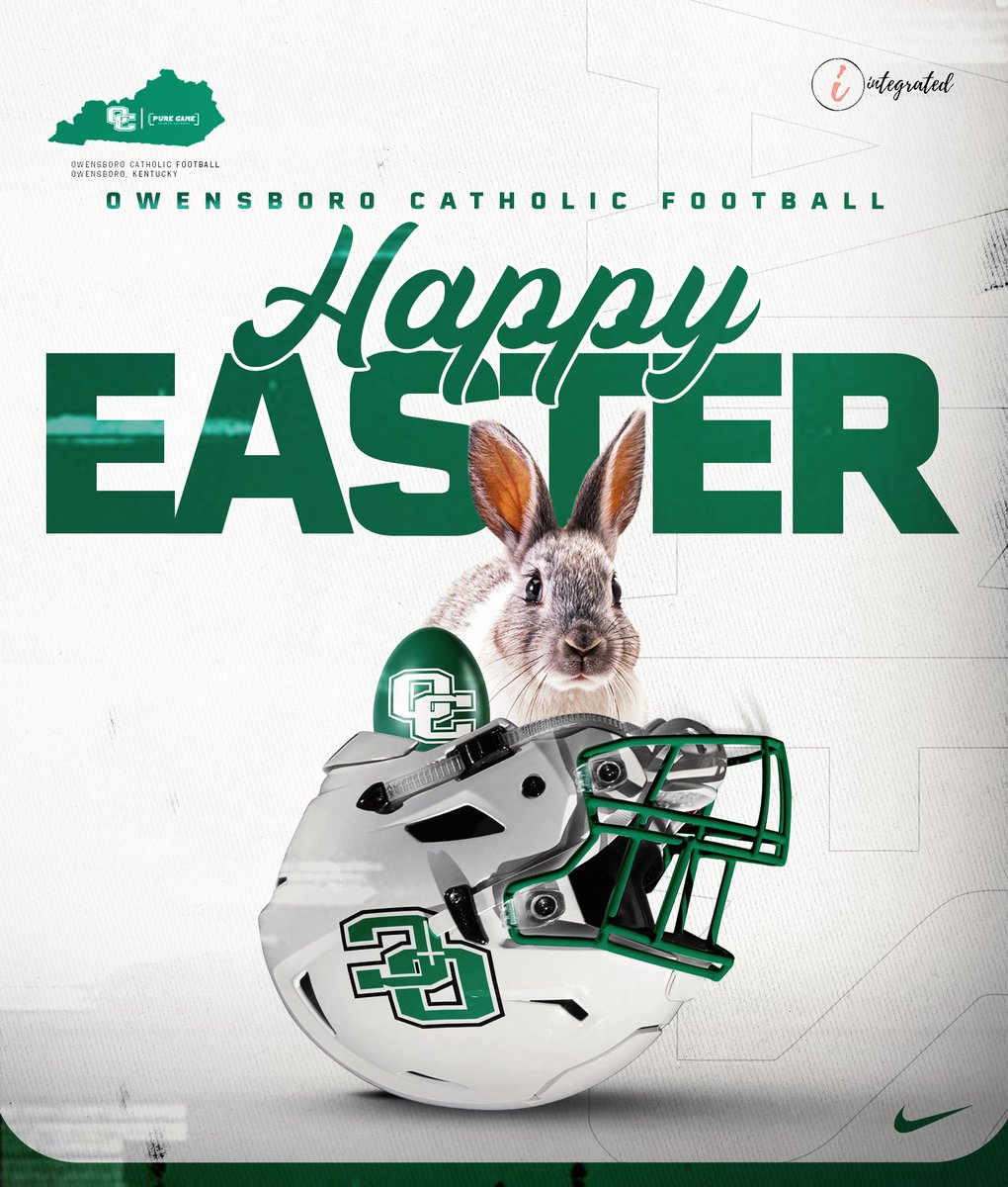 He is Risen! Happy Easter from Owensboro Catholic Football! #WeAreOC