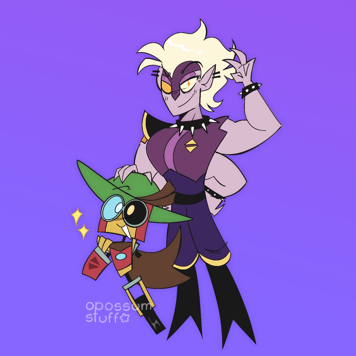Opossum_stuff's tweet image. Comission for @Rainbott10 🌟
Thanks 4 the support