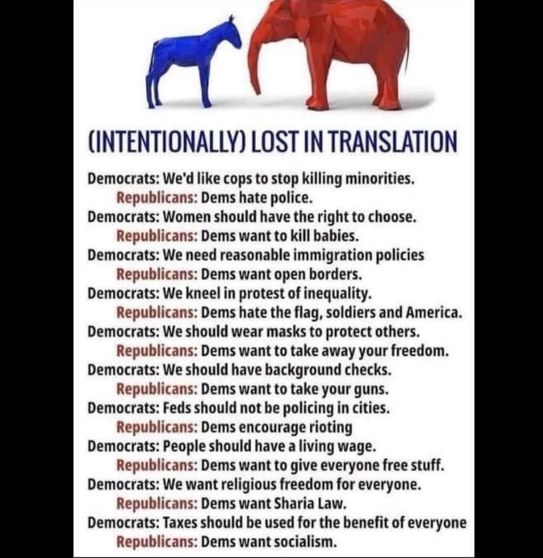 screaminglibral's tweet photo. This is how #RepubliKlans twist our words and goals. Copy &amp; share! 
#DemsUnited https://t.co/M4k8trCEuq
